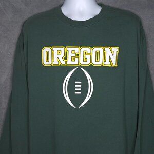 University of Oregon Ducks T-shirt Mens 2XL Football Graphic Long Sleeve
